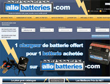 Tablet Screenshot of allobatteries.com